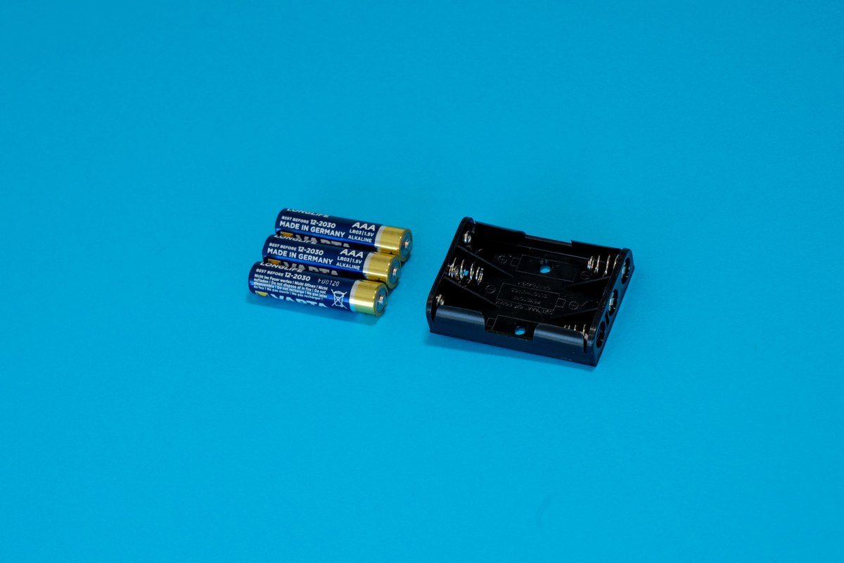 Batterien und ein Batteriehalter